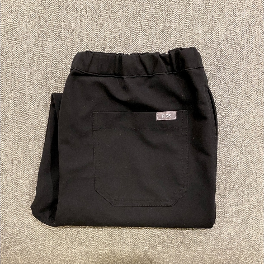 FIGS Men’s Pisco Scrub Pants Bottom Black XS Short